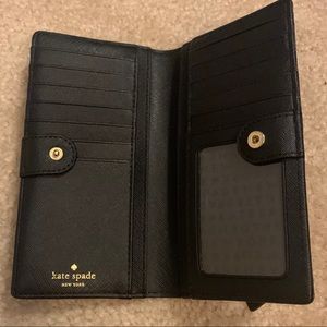 Kate Spade Black Leather Wallet